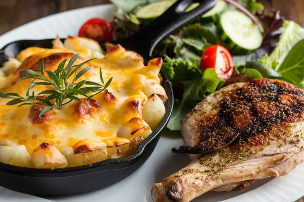 What to Eat with Cheesy Potatoes?