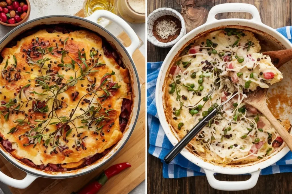 au gratin vs scalloped