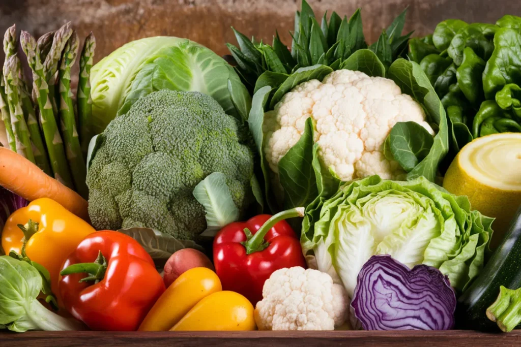 What vegetables have no carbs or low carbs?