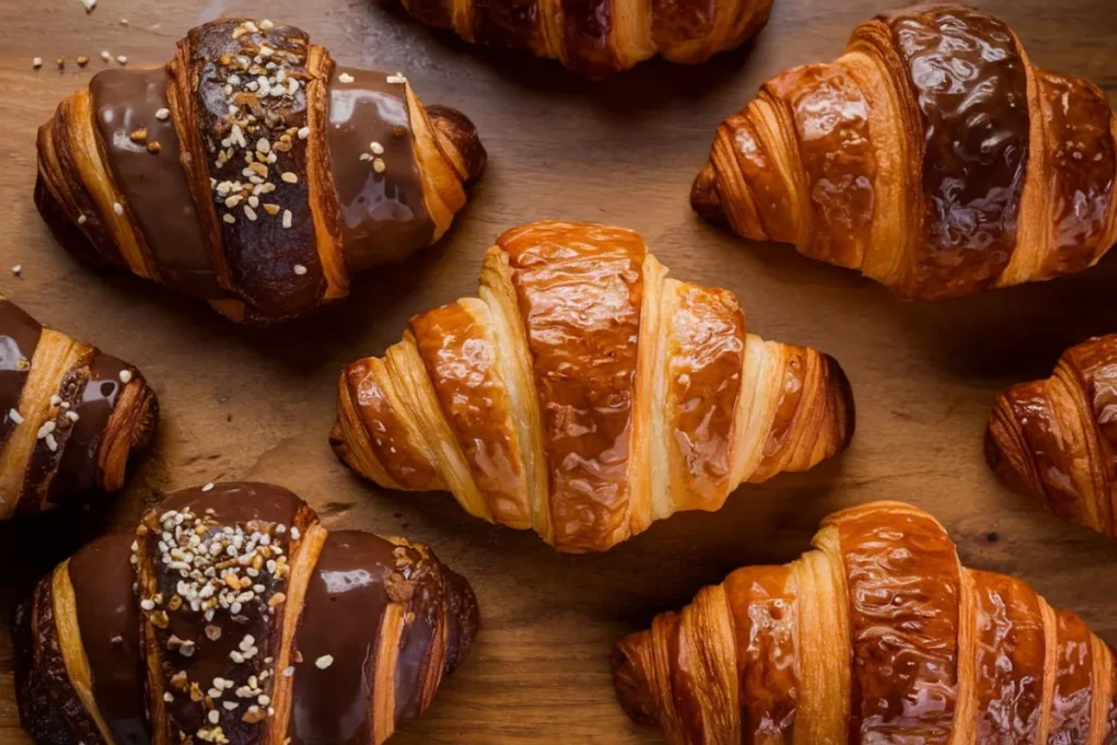 Chocolate Croissants vs Croissants