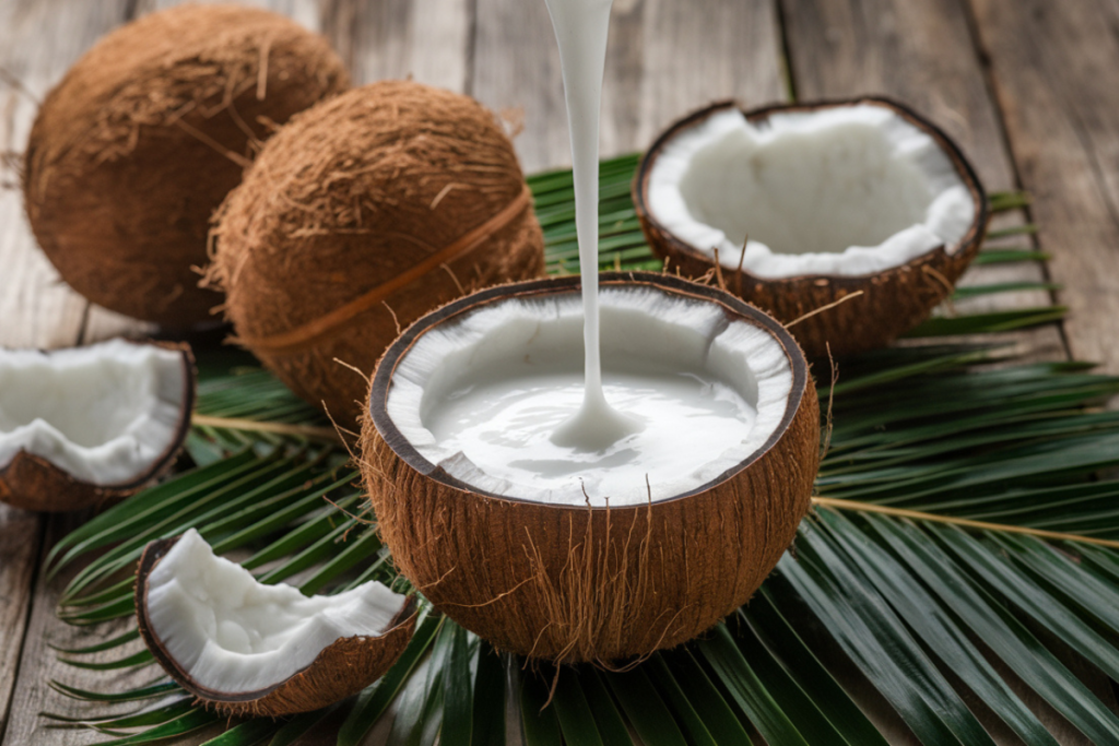 What compliments coconut milk?