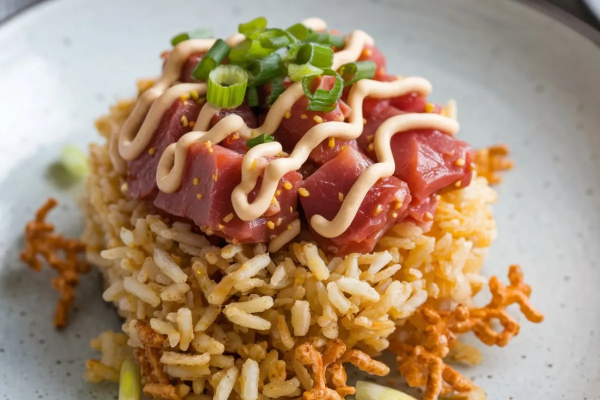 How Many Calories Are in Crispy Rice Spicy Tuna?