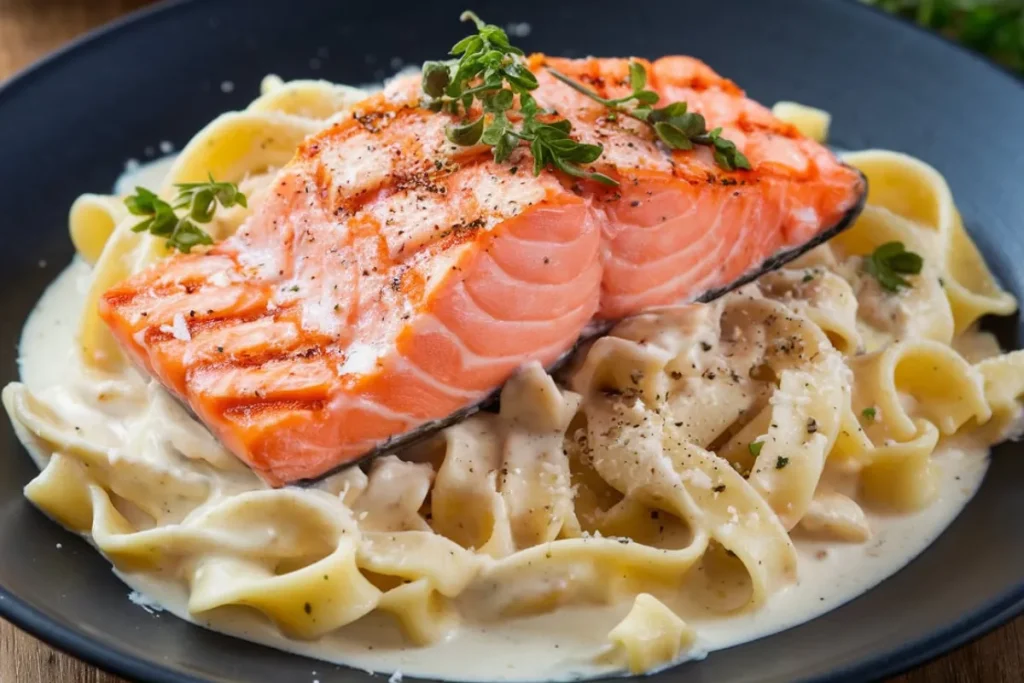 Salmon Alfredo
