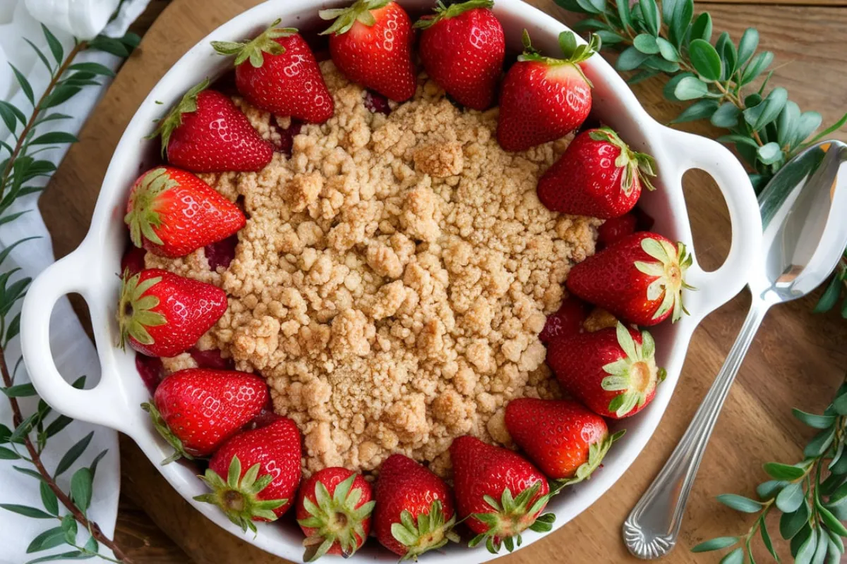Strawberry Crumble