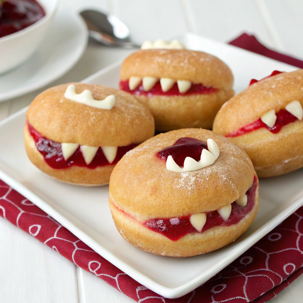 vampire-bite-donuts-filled-with-raspberry-jelly--
