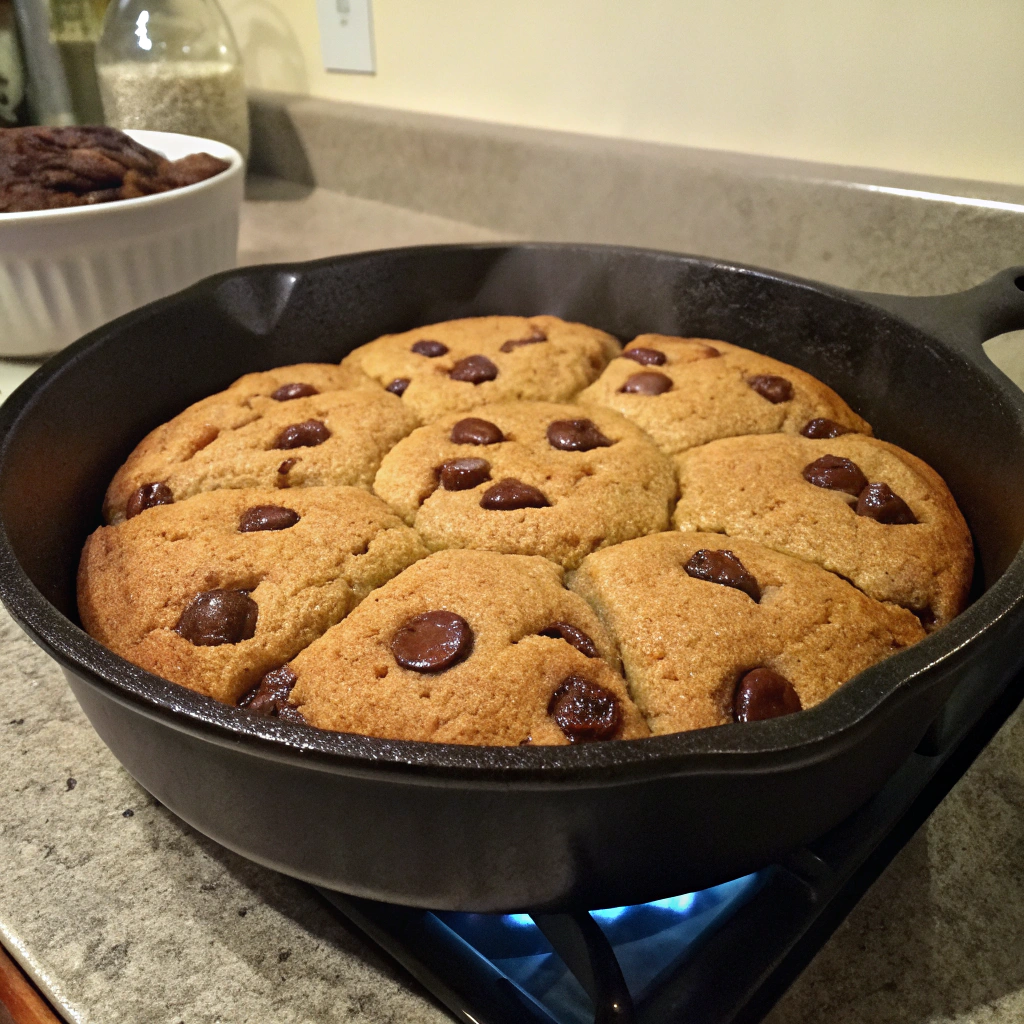10-minute-skillet-chocolate-chip-cookie-