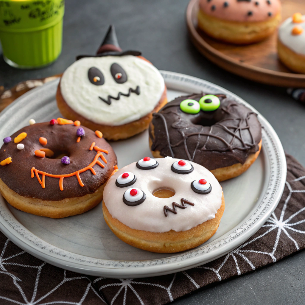 halloween-donuts-decorated-as-monsters-