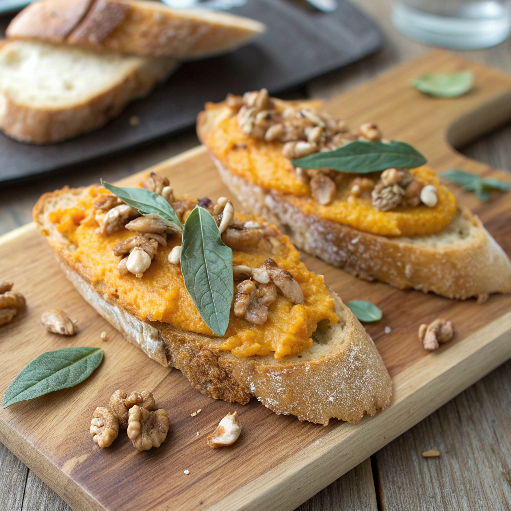 harvest-bruschetta-with-pumpkin-pur-e---toasted-ba