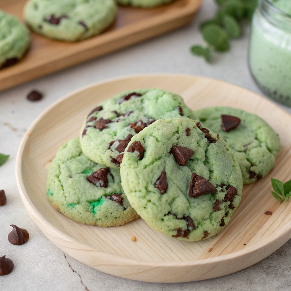 mint-chocolate-chip-cookies-