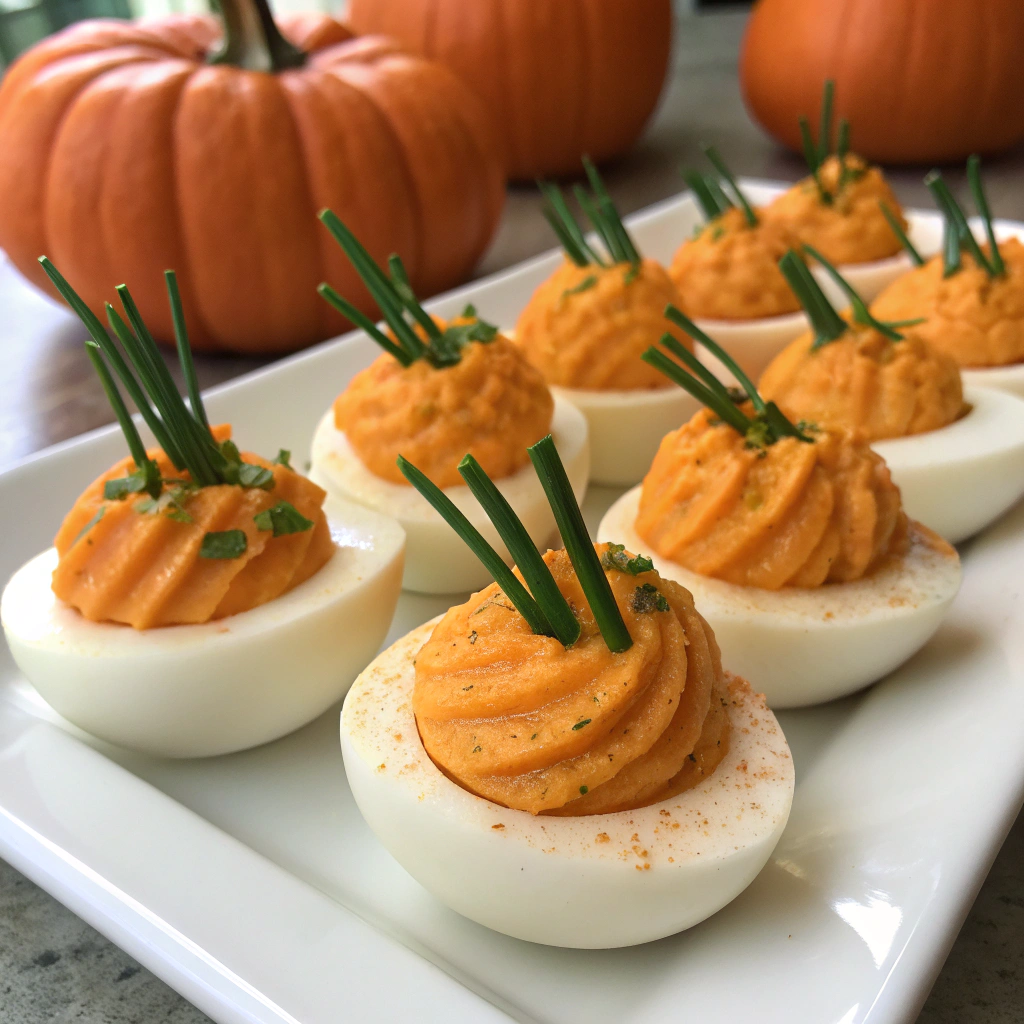 pumpkin-deviled-eggs---deviled-eggs-dyed-orange-an