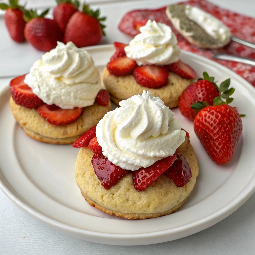 strawberry-shortcake-cookies-with-whipped-cream-to