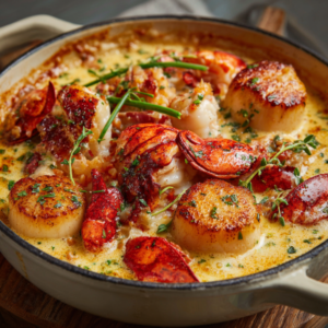 Creamy_Scallop__Lobster_Bake_Rich_Comforting_
