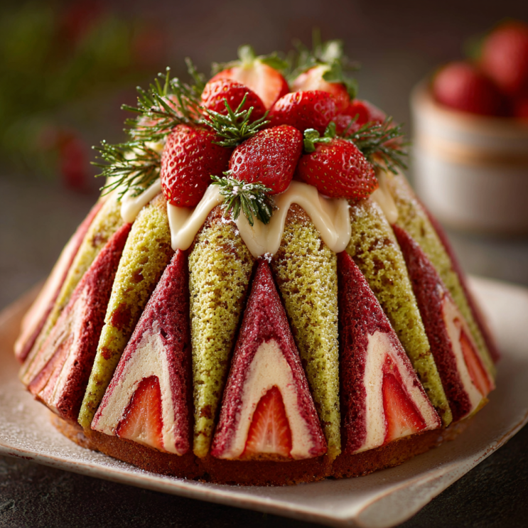 Strawberry_Christmas_Tree_Bundt_Cake_