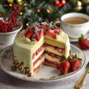 Strawberry_Eggnog_Christmas_Cake