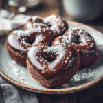 Chocolate Heart Donuts – Cozy, Sweet & Irresistible! 🍫❤️🍩