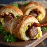 Breakfast Crescent Roll Pigs in a Blanket