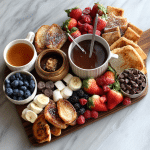 Chocolate Fondue Breakfast
