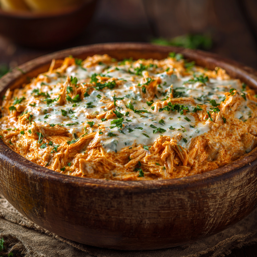 Creamy Buffalo Chicken Dip Recipe | Crockpot Comfort Food