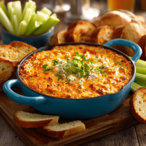 Easy Game Day Buffalo Chicken Dip