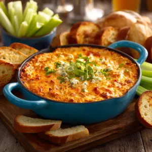 Easy Game Day Buffalo Chicken Dip