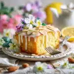 Lemon Almond Sheet Cake for Spring Gatherings