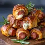 Mini Cheese-Stuffed Pigs in a Blanket