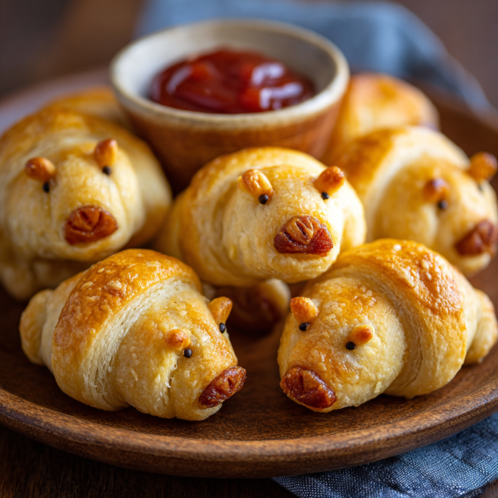 Mini Crescent Pigs in a Blanket