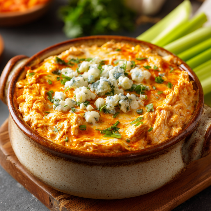 No-Bake Crockpot Buffalo Chicken Dip: Cozy, Crowd-Pleasing Comfort Food