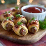 Mini Pigs in a Blanket for Buffets