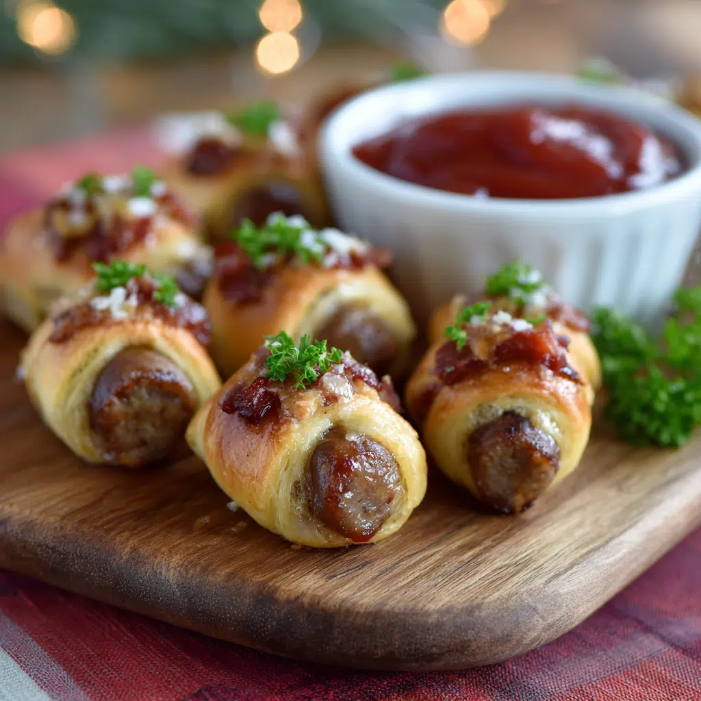 Mini Pigs in a Blanket for Buffets