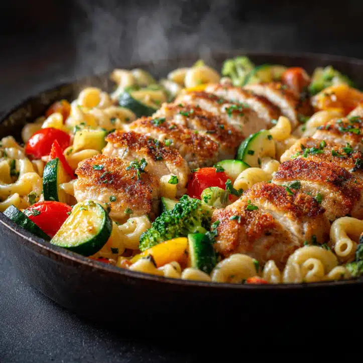 One-Pan Chicken Pasta Primavera