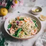 Shrimp Pasta Primavera with Fresh Herbs