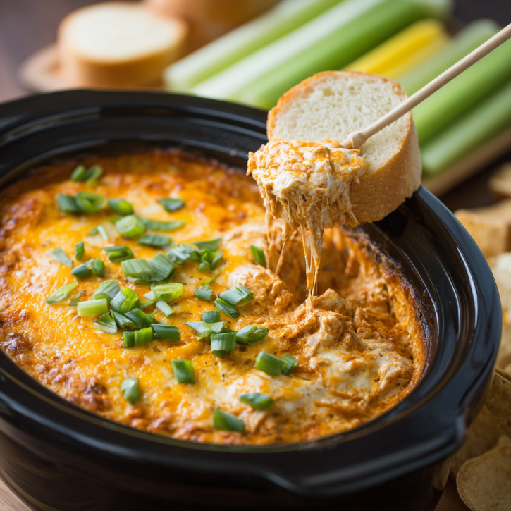 Thick and Cheesy Slow Cooker Buffalo