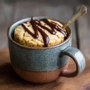 Clean Eating Vanilla Mug Cake in a Mug Cozy, Guilt-Free Treat in Minutes