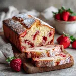 5-Ingredient Strawberry Pound Cake