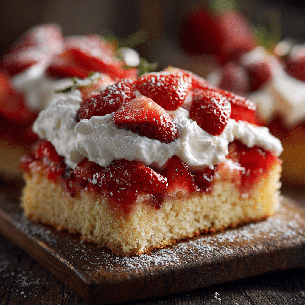 Gluten Free Strawberry Shortcake Cake