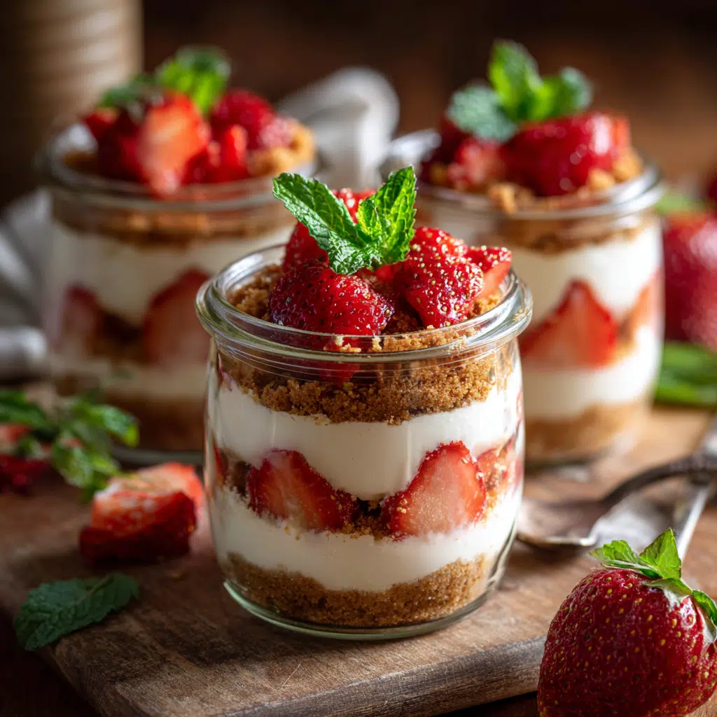 Gluten Free Strawberry Cheesecake
