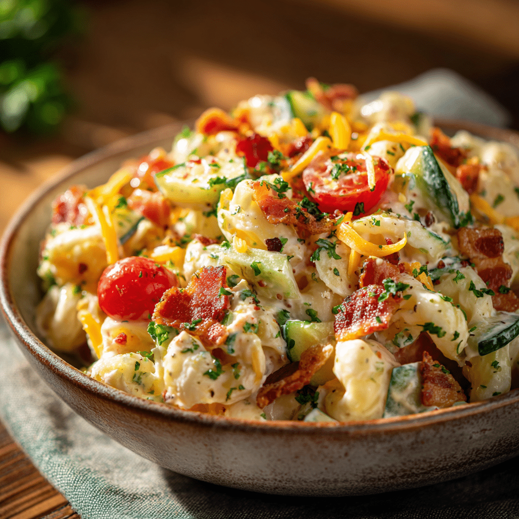 Creamy Ranch Pasta Salad