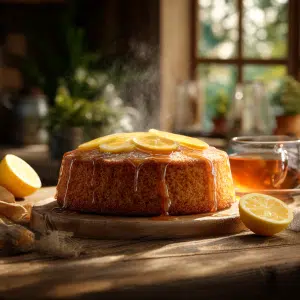 Honey Lemon Tea Cake