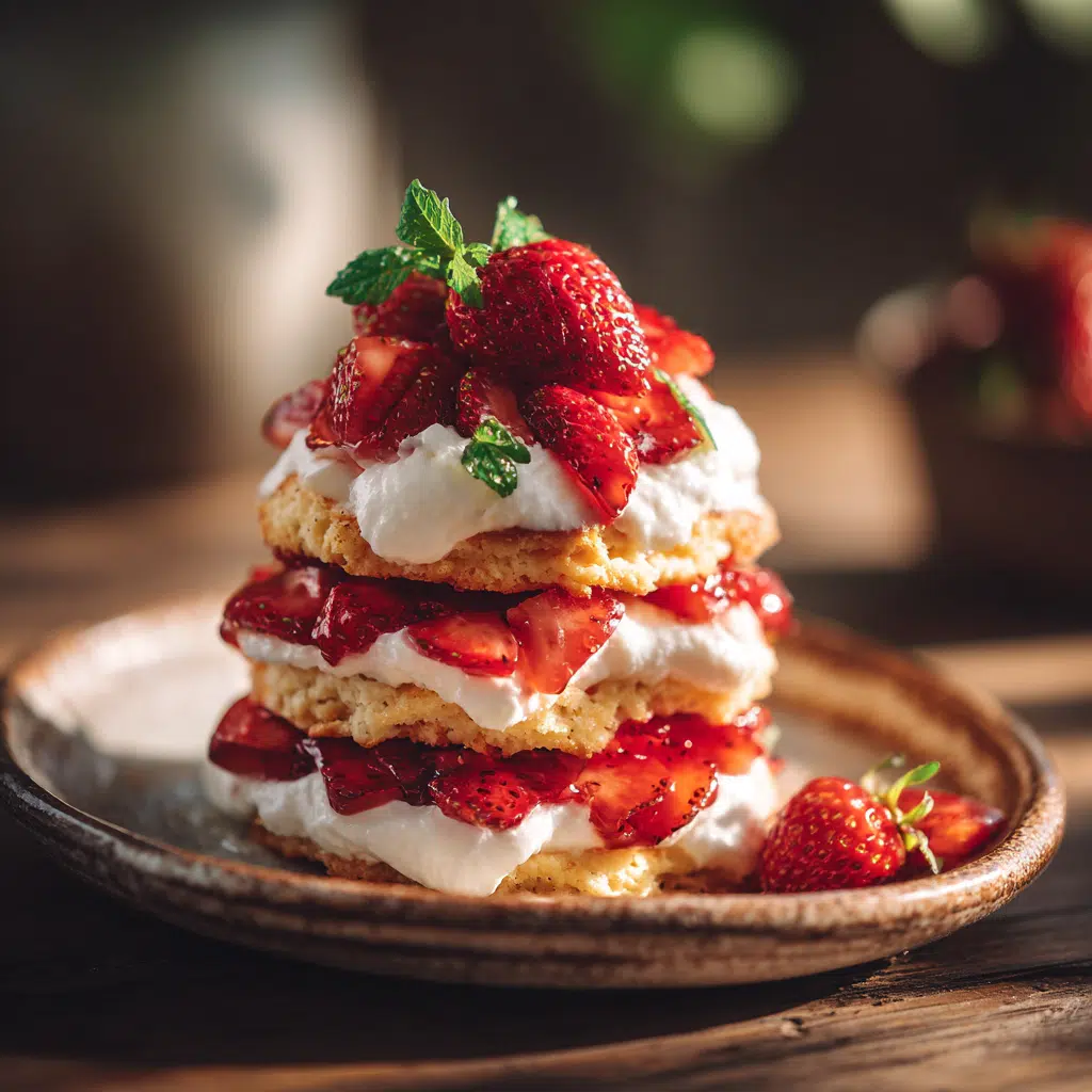 Simple Gluten Free Strawberry Shortcake