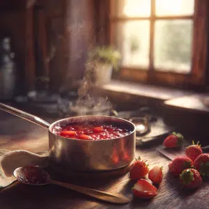 Strawberry Sauce Using Frozen Strawberries Cozy, Sweet, and Simple