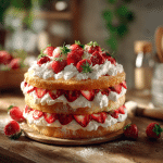 Strawberry Shortcake Cream Cake