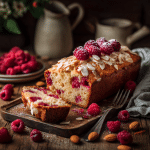 Raspberry Almond Loaf Cake Cozy, Fruity, and Full of Love