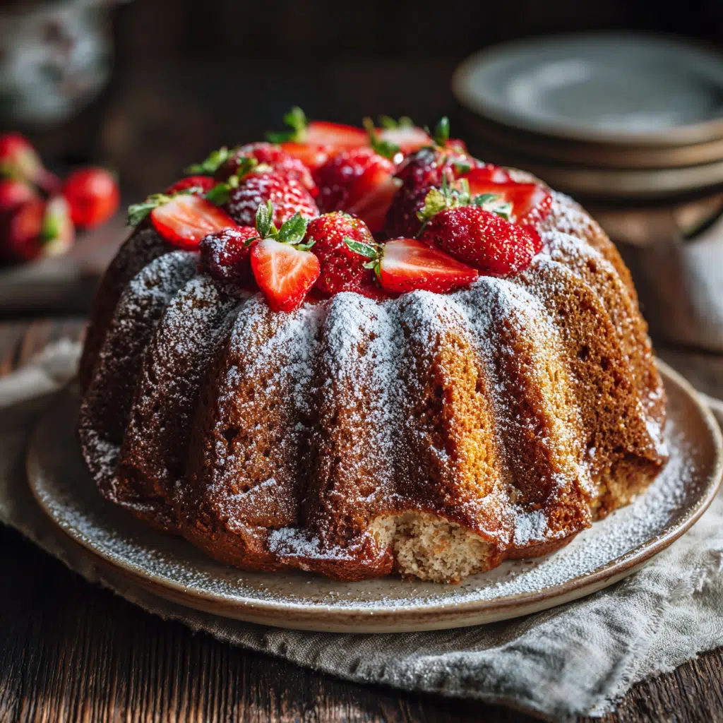 Strawberry Bundt Pound Cake