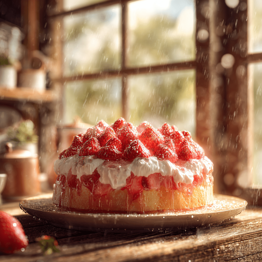 Strawberry Poke Cake