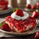 Strawberry Poke Sheet Cake