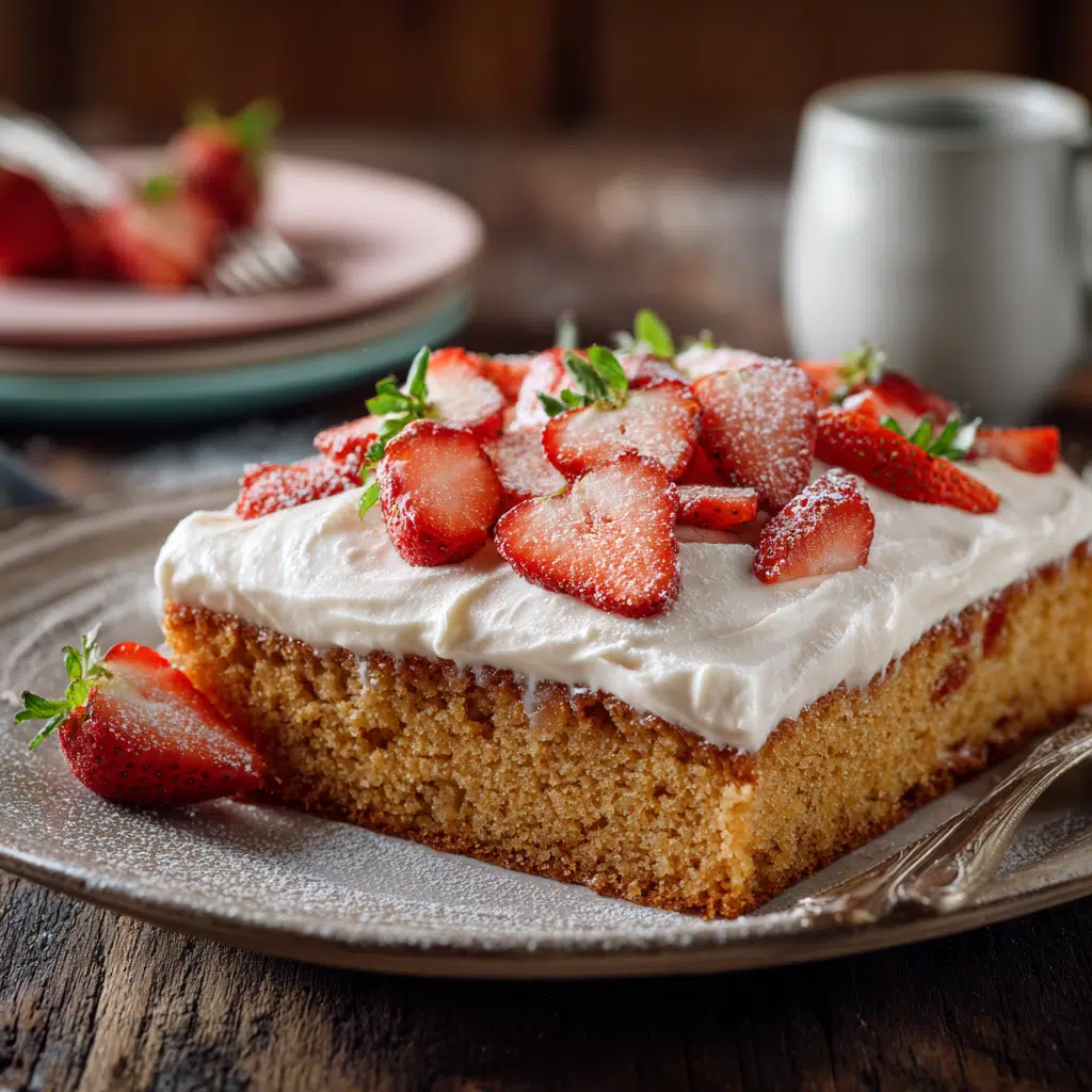 Strawberry Sheet Cake
