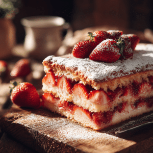 Strawberry Sheet Cake