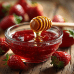 Strawberry Purée with Honey