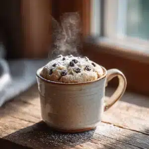 Light & Airy Vanilla Mug Cake in a Cup